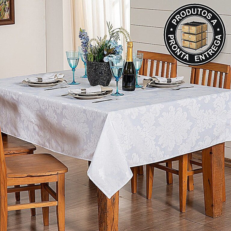 Toalha De Mesa Jacquard 4 Lugares Original