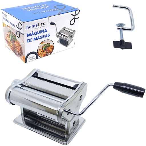 Maquina De Massas Caseira Manual Em Aço Inox Home