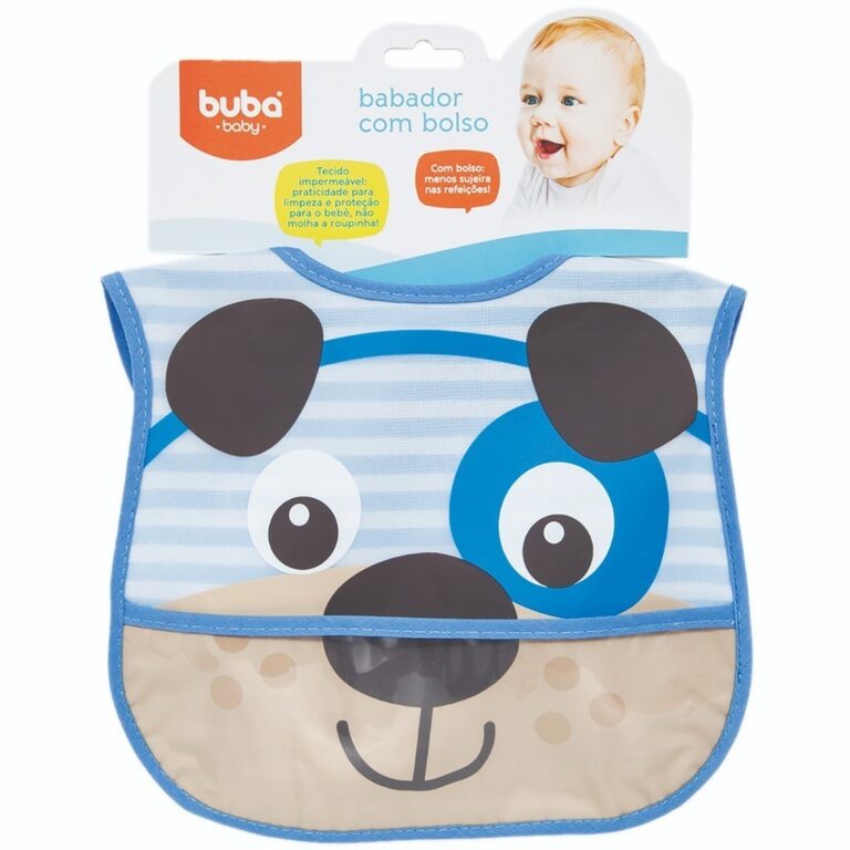 Babador Com Bolso Cata Migalhas Alimentação Da C