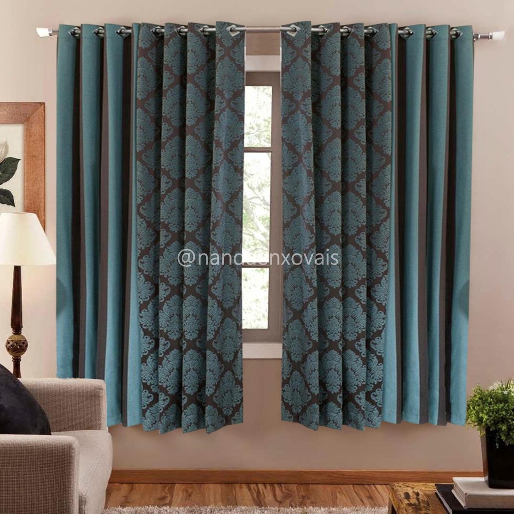 Cortina DUO Jacquard Semi Blackout 2,60M X 1,80M