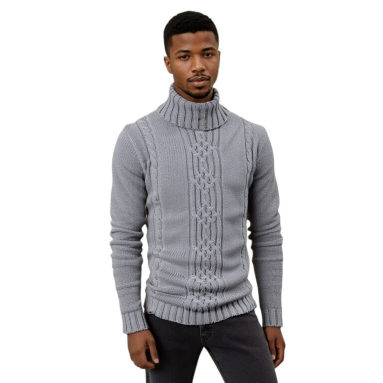 Cacharrel Casaco Blusa Tricot Lã Masculina Canela