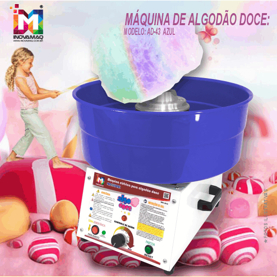 Máquina P/ Algodão Doce Profissional Bivolt R