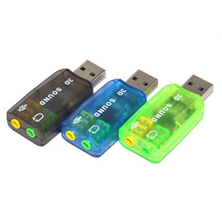 ADAPTADOR EXTERNO DE SOM VIRTUAL 5.1 USB PLACA SOM