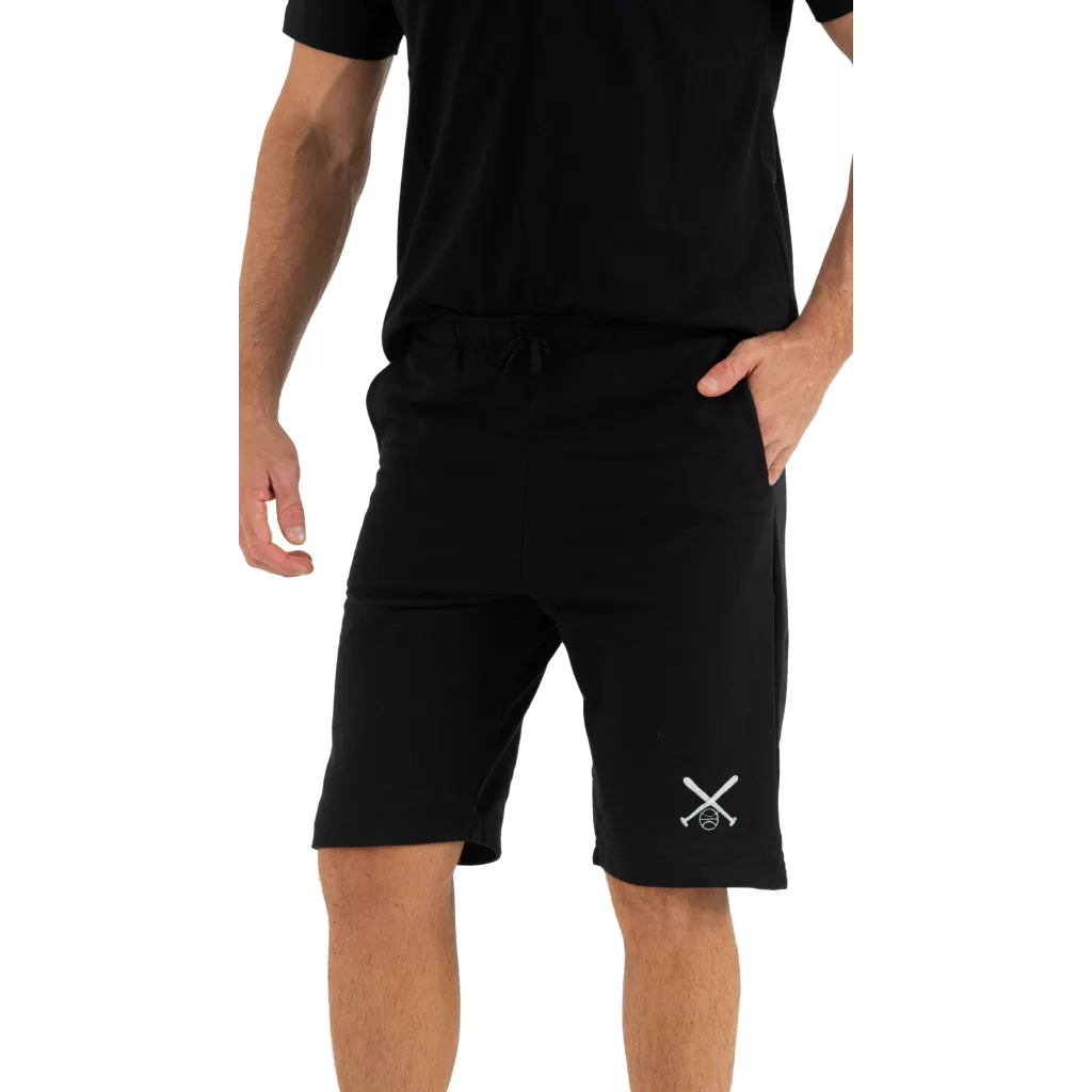 Bermuda de Moletom Masculina Bordada | Bordados Sortidos e Muito Conforto