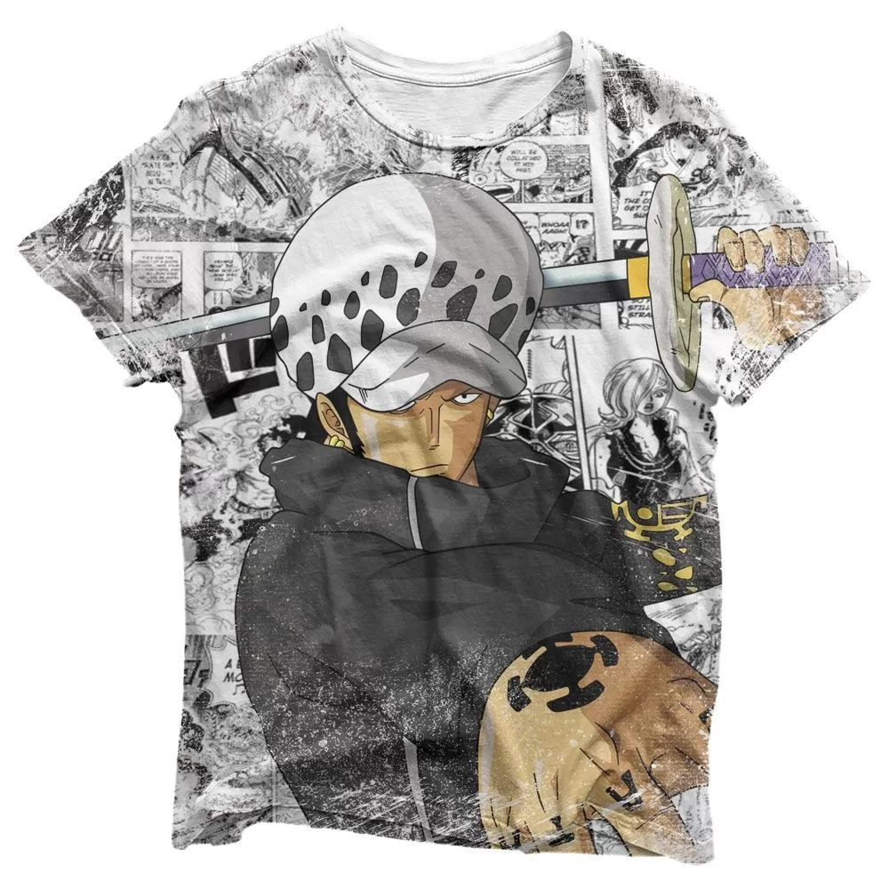 Camisa Law Mangá – Camisas One Piece Estampa Total