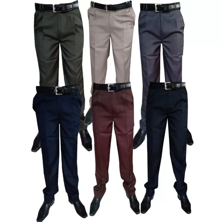 Kit 5 Calças Social Masculina Tradicional Oxford 