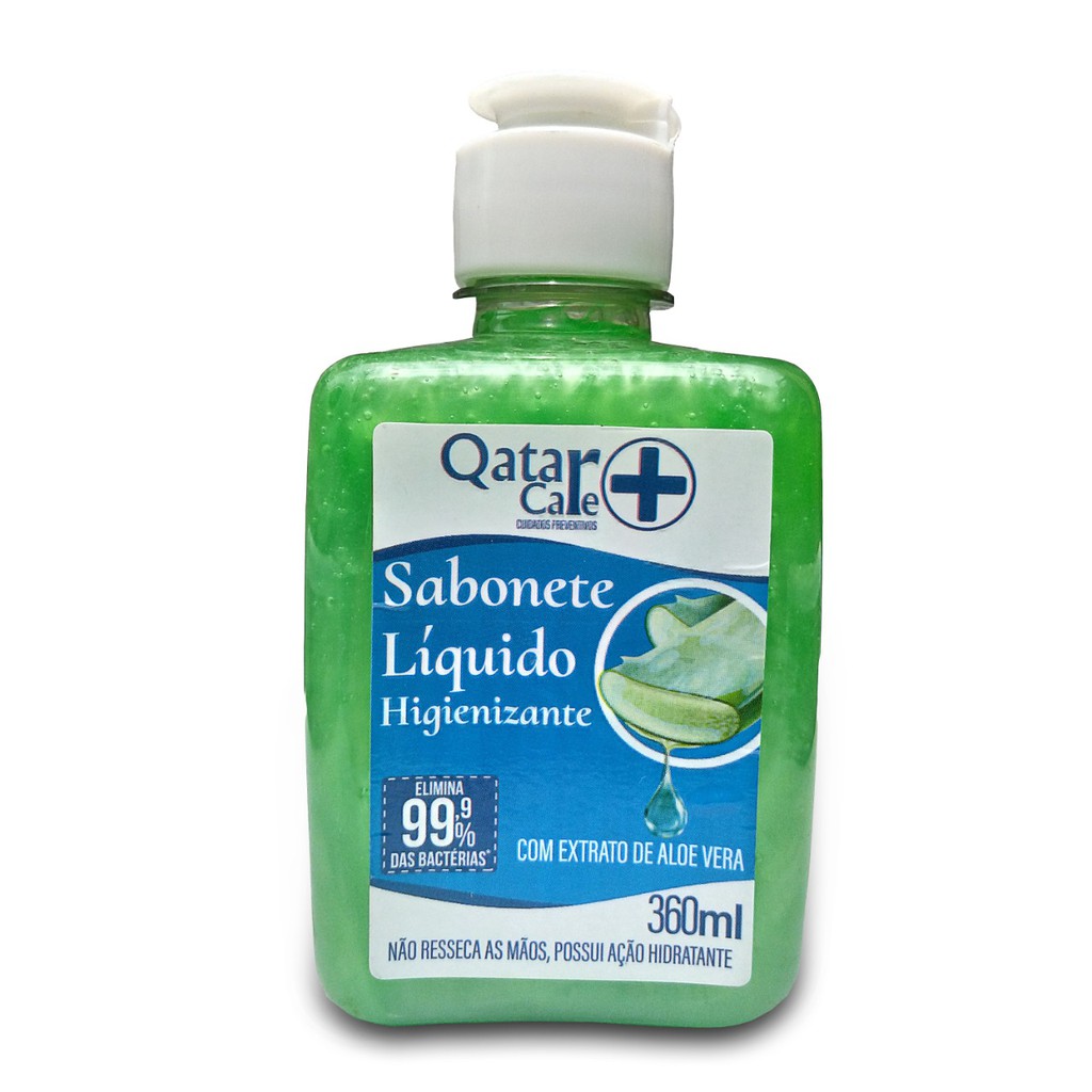 Sabonete Líquido Antisséptico Hidratante Erva Doce 360ml Qatar Care