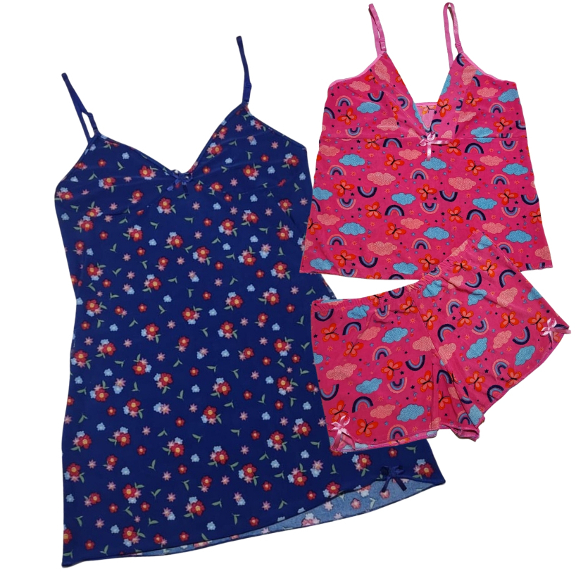 Camisola e Baby Doll Liganete – Durma Bem – Confortável
