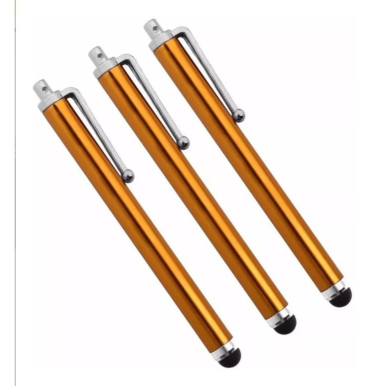 Kit Com 10 Caneta Touch Screen Capacitiva Stylus Universal