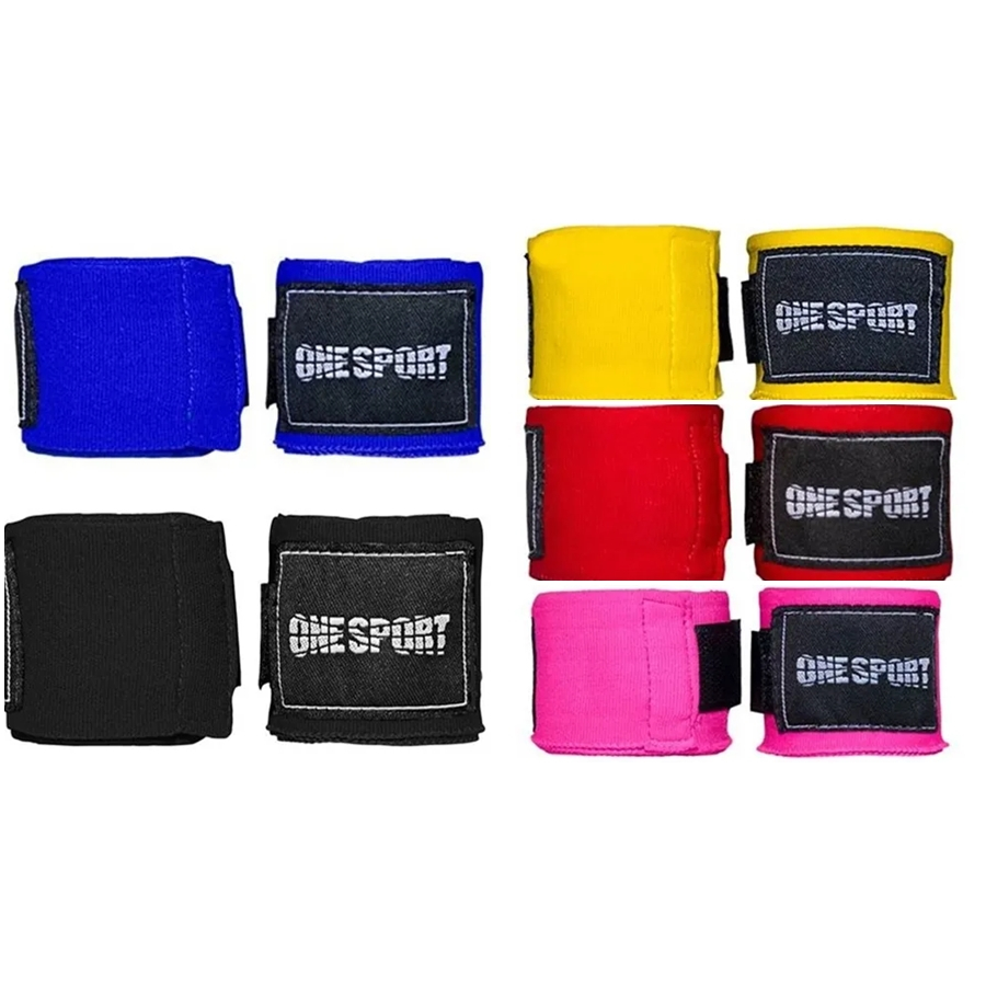 Bandagem Atadura Elástica 2,5mts/3mts/5mts MuayThai Boxe MMA