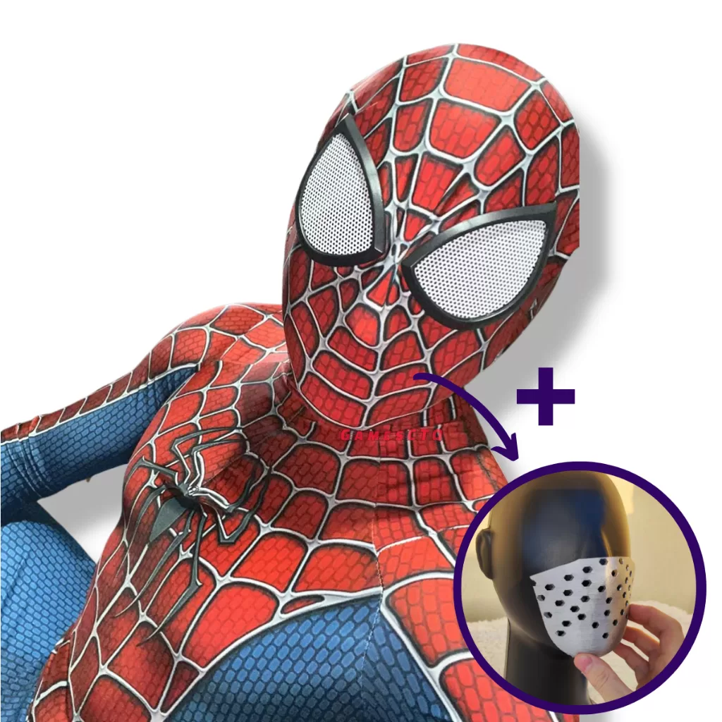 Cosplay / Fantasia Homem Aranha Adulto Uniforme Clássico / Uniforme Qualidade Profissional Unissex