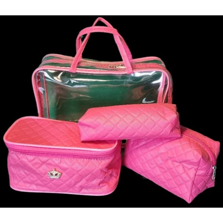 Conjunto de Necessaires com 4 pçs, bolsa para Maq