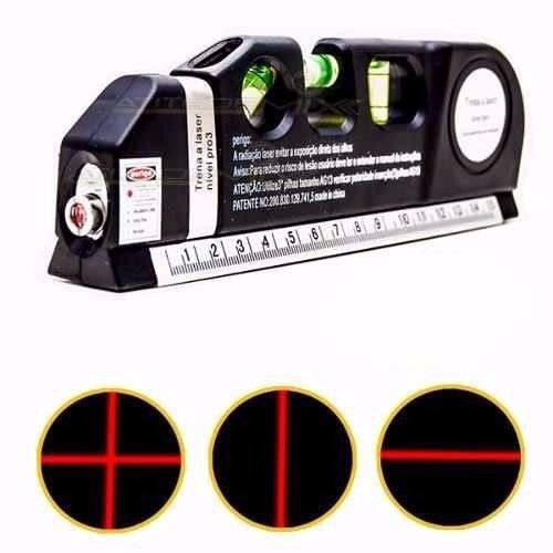 Nivelador Laser Trena 3 Bolhas Horizontal Vertical