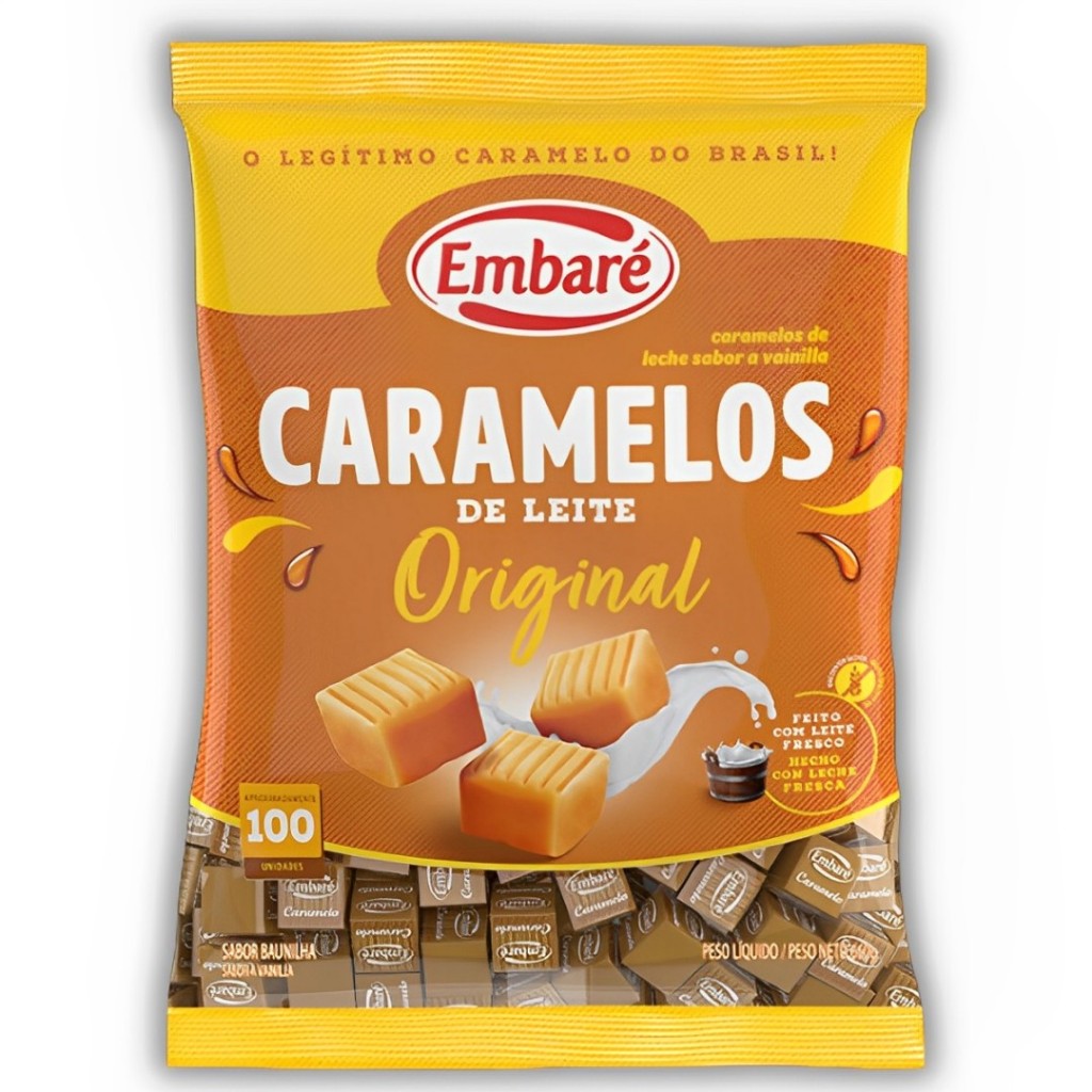 Balas Caramelo De Leite 660g – Embaré