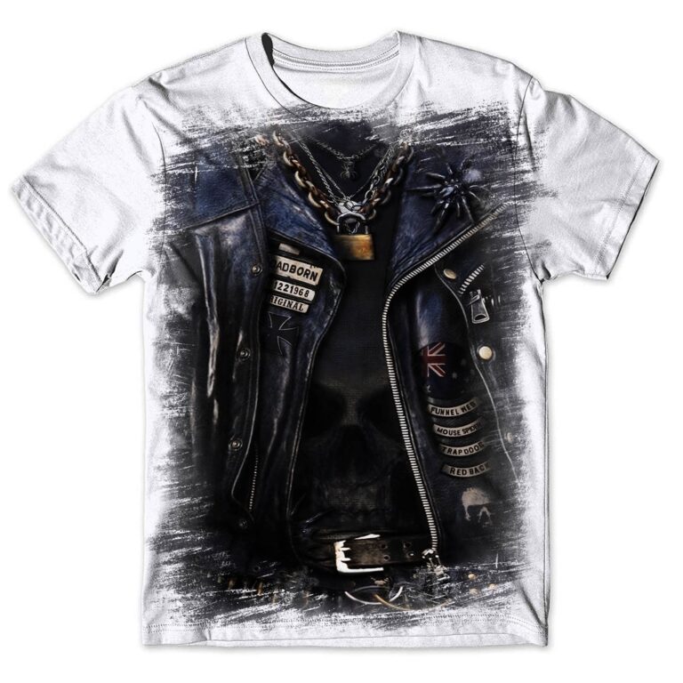 Camisa Camiseta Masculina 3d Caveira 63