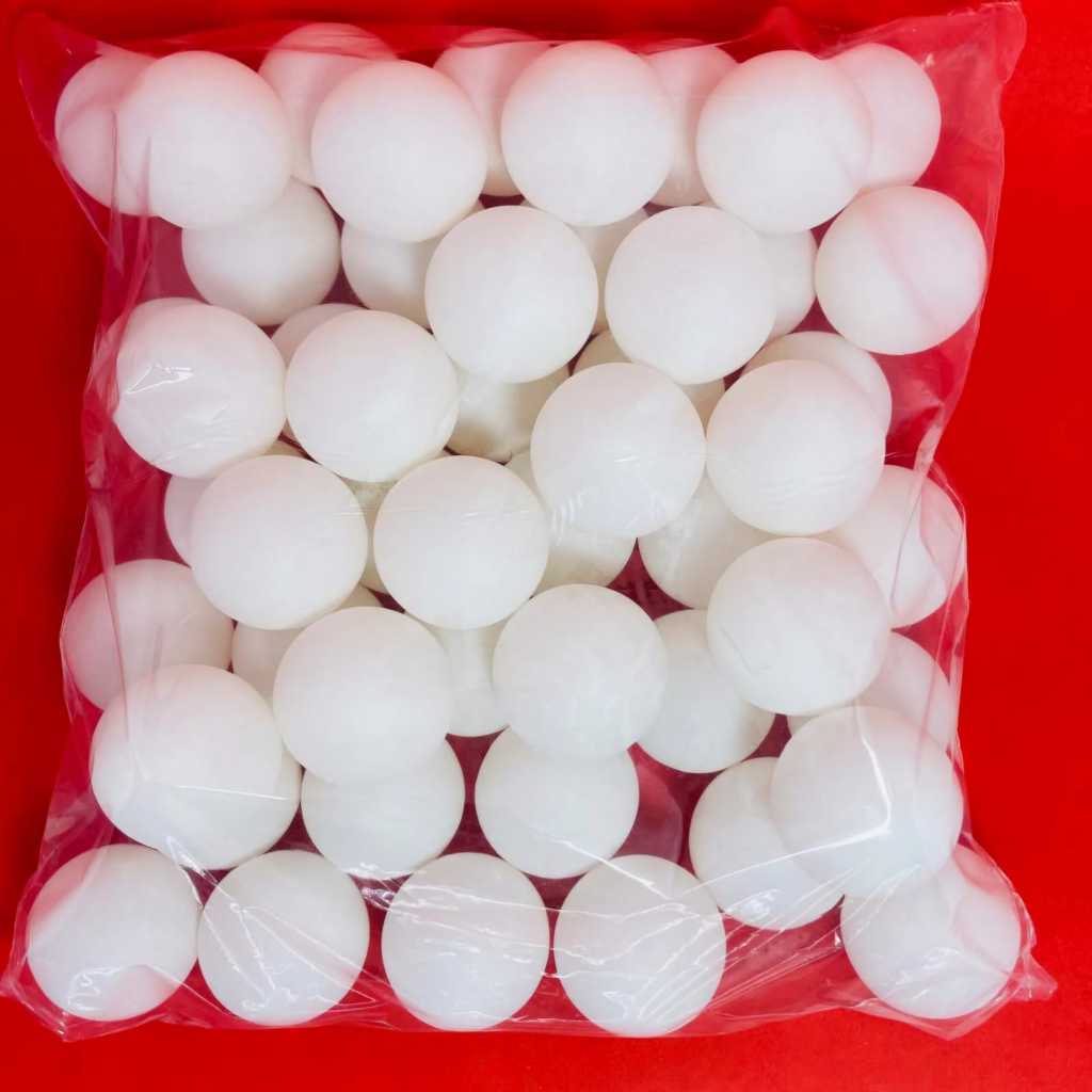 Pacote Com 50 Unidades Bolas / Bolinhas De Ping Pong Brancas – Tênis de Mesa
