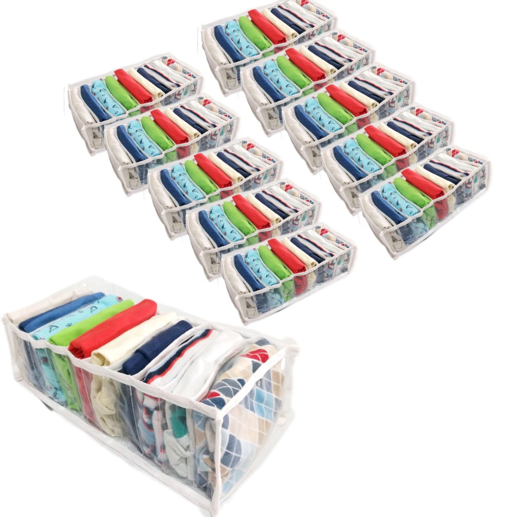 Kit 10 Colmeia organizadora M 10x15x35cm bebê – Organizalux