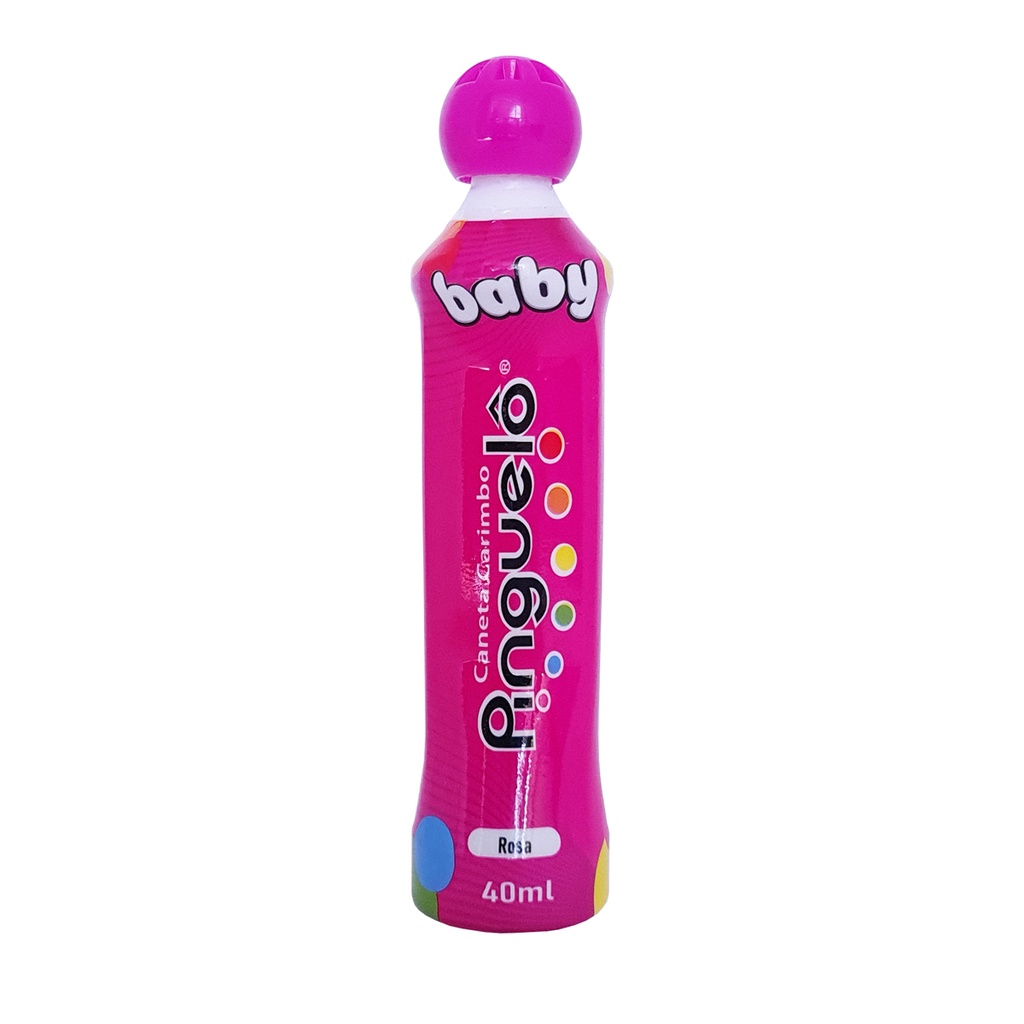 Marcador De Bingo Baby Caneta Carimbo Pinguelô 40ml Rosa