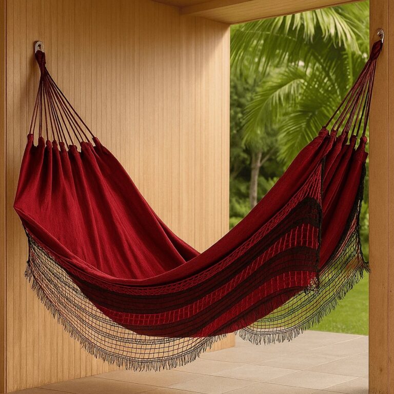 Rede De Dormir Descanso Jeans Mesclado Life Varias
