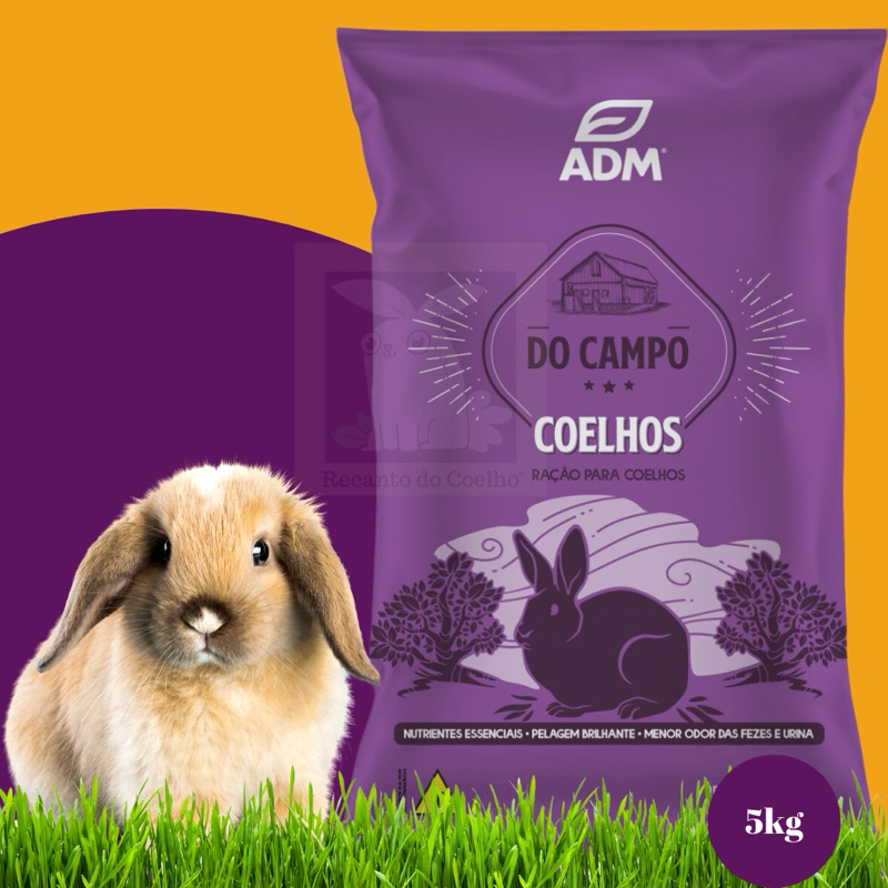Ração ADM Do Campo COELHOS – 5Kg