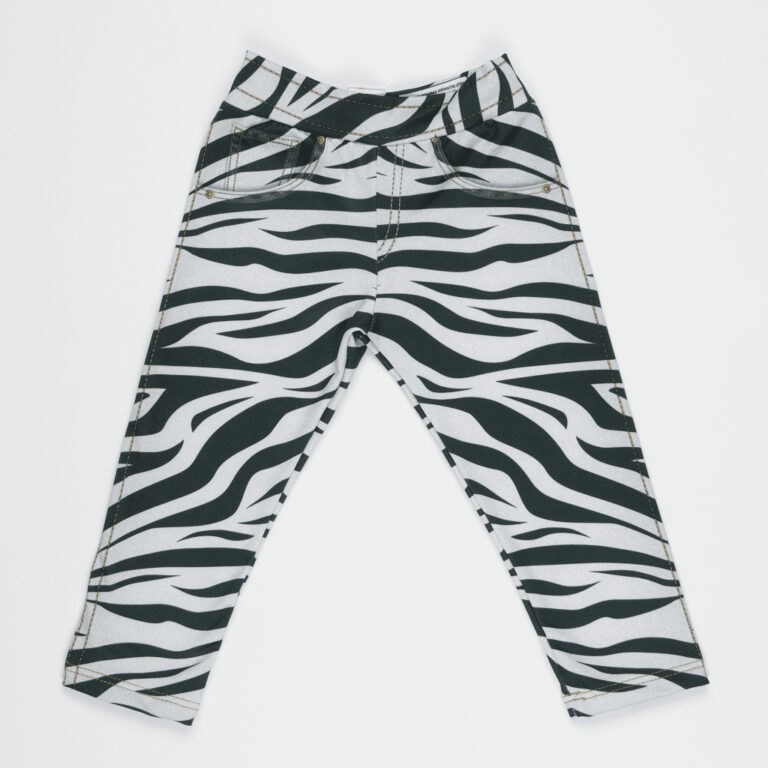 Calça Fake Jeans Bebê e Infantil Zebra MiniBoo P