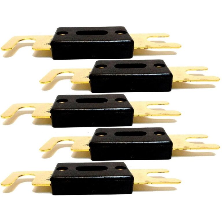 5x Fusível Faca Som Automotivo de 100 Amperes 