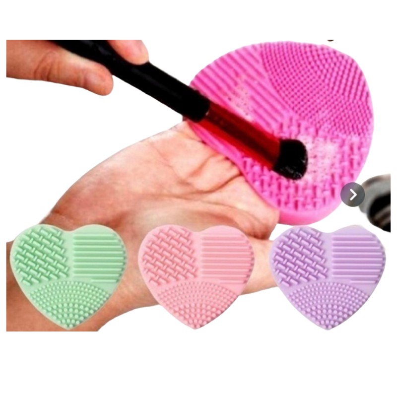 Limpa Pinceis/esponja Para Limpar Pinceis/ Em Silicone Super Resistente