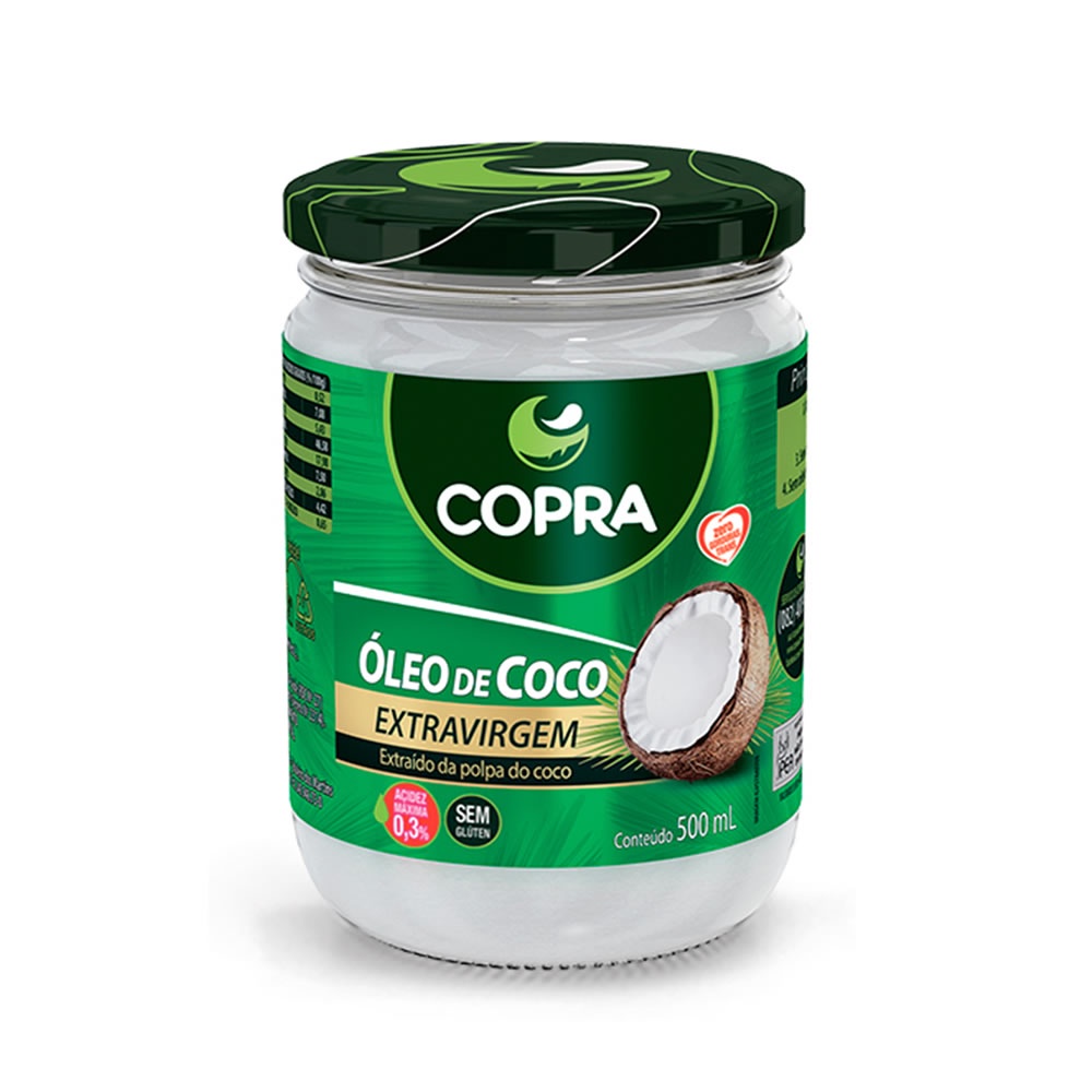 Óleo de Coco Extra Virgem 500ml – Copra