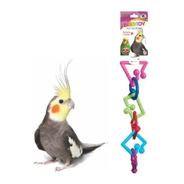 Brinquedo P/ Psitacídeo Passaros Bird Toys P R
