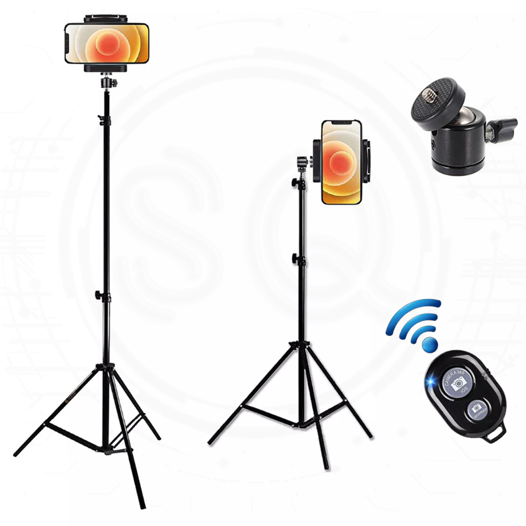 Tripé Universal para Celular Camera e Webcam 2.10m tripe
