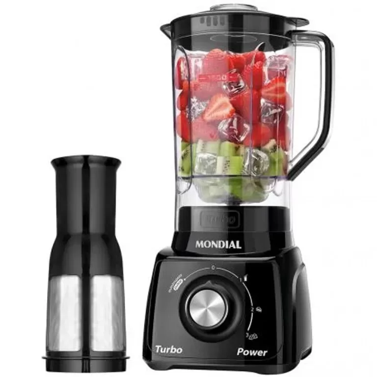 liquidificador mondial 3 velocidades 500w com filt