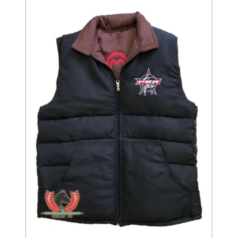 Colete Country Dupla Face Masculino PBR e Mangalar