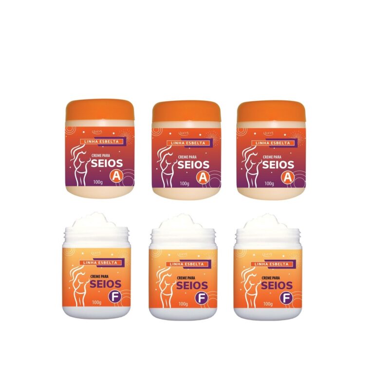 Kit 3un Lucys Cresce E Firma Seios  A + F 100g
