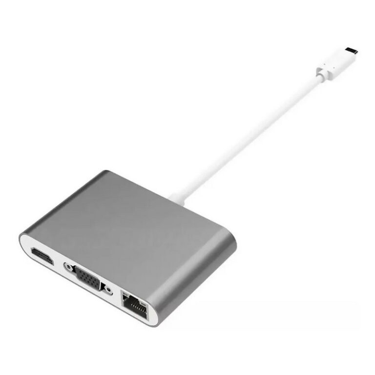Adaptador Multiporta 6×1 Type-C Vga/HDMI Tce-