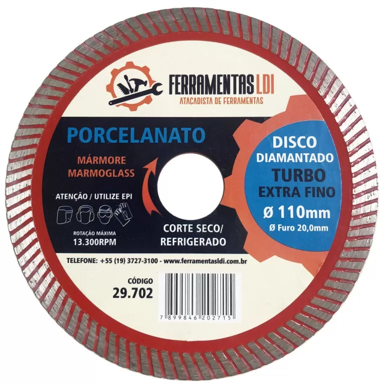 Disco de Corte Porcelanato Extra Fino Diamantado T