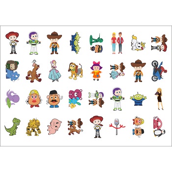 Tatuagens Temporárias 32 pçs – Brinquedos