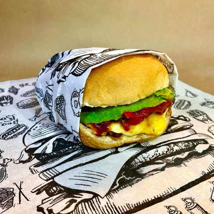 Papel Acoplado Embalagem Para lanche Hamburguer De