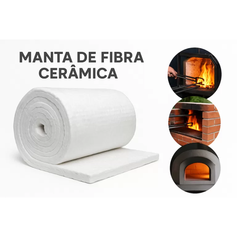Manta P/ Forja Fibra Cerâmica 1670 X 610 X 25 Mm 