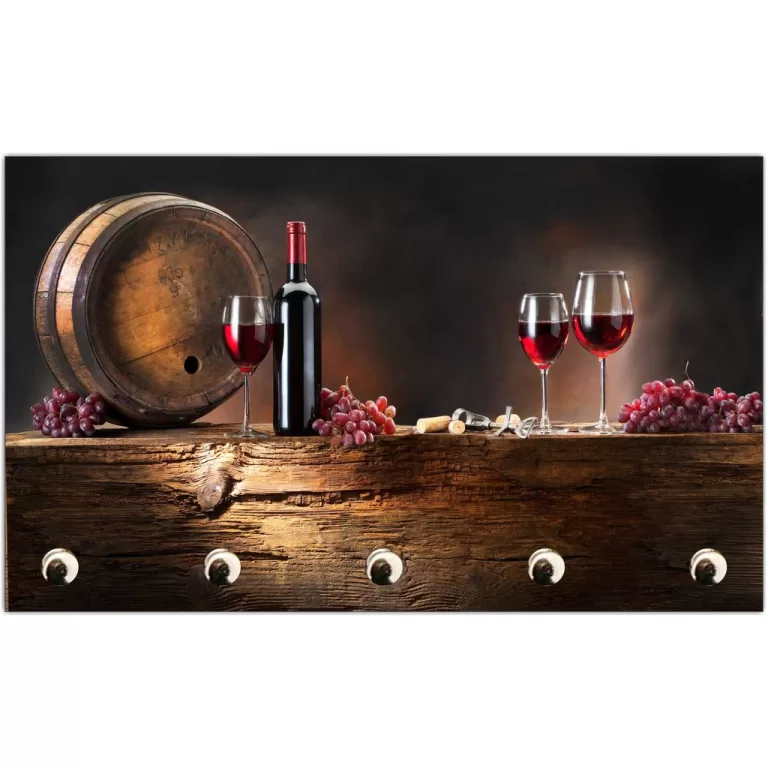 Porta Chave Vinhos Bebidas Gourmet Organizador De 