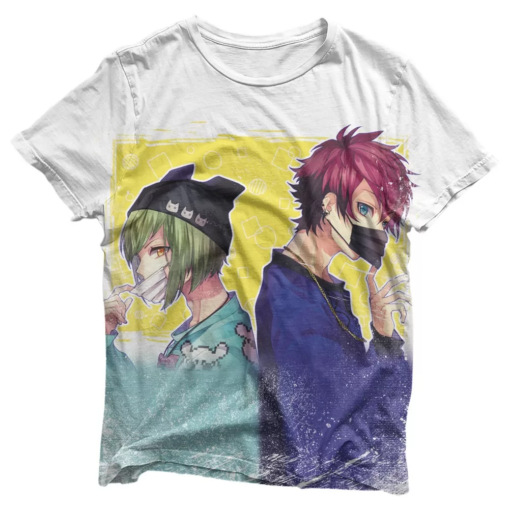 Camisa A3 Dupla Protegida Contra o Corona Virus – Camisas Anime A3 Estampa Total