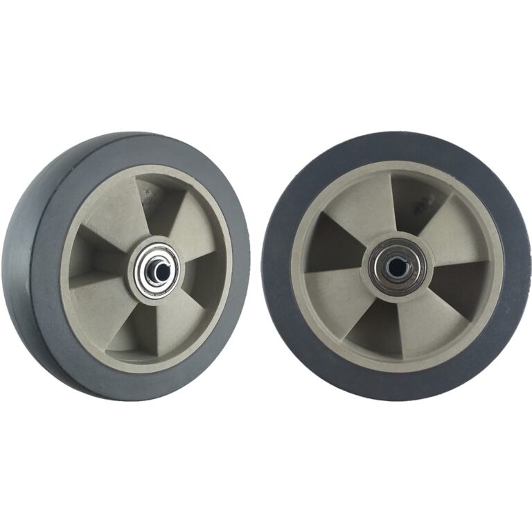 Par de Rodas Termoplastica 512 Reforçadas Rolamen