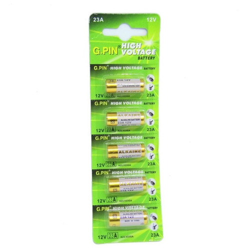 Bat. Para Controle De Portão 12v A23 Cartela Com 