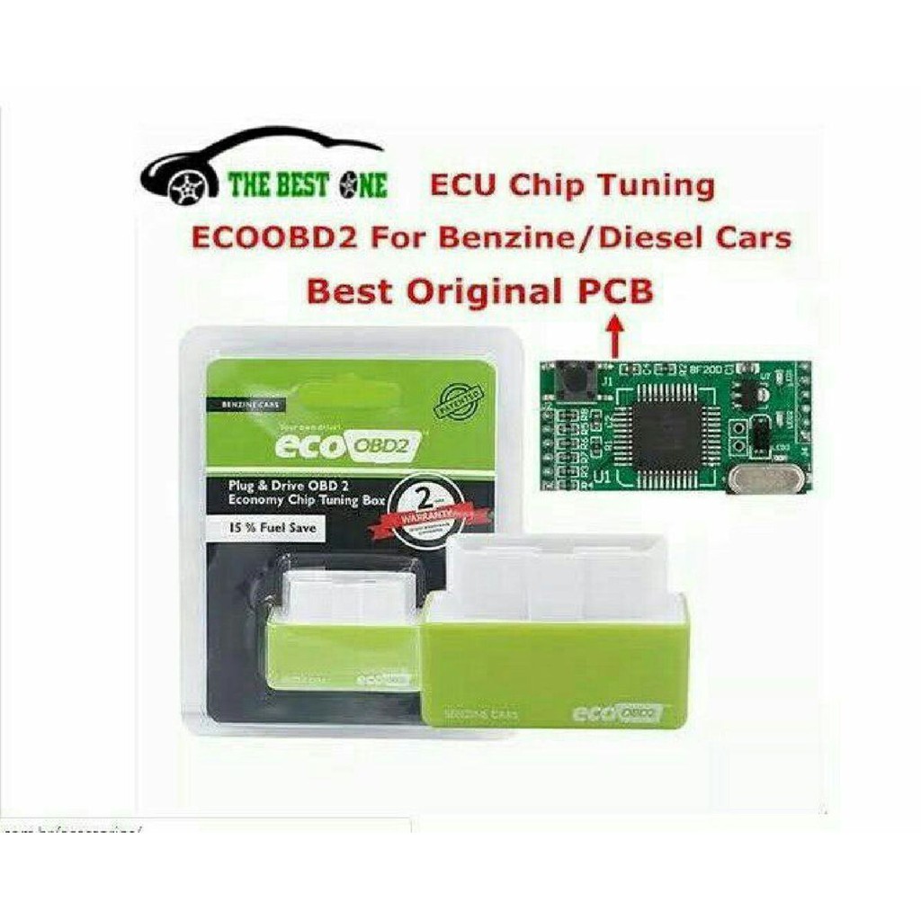 Redutor De Consumo De Combustível Chip Eco Obd2 Original Duas Placas E Chip
