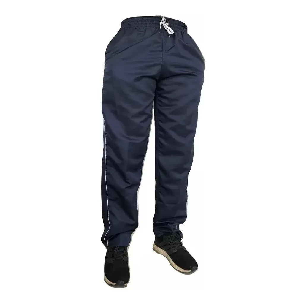 Kit 4 Calças Masculinas, Tecido Excelente, 3 Bolsos Tactel Grosso