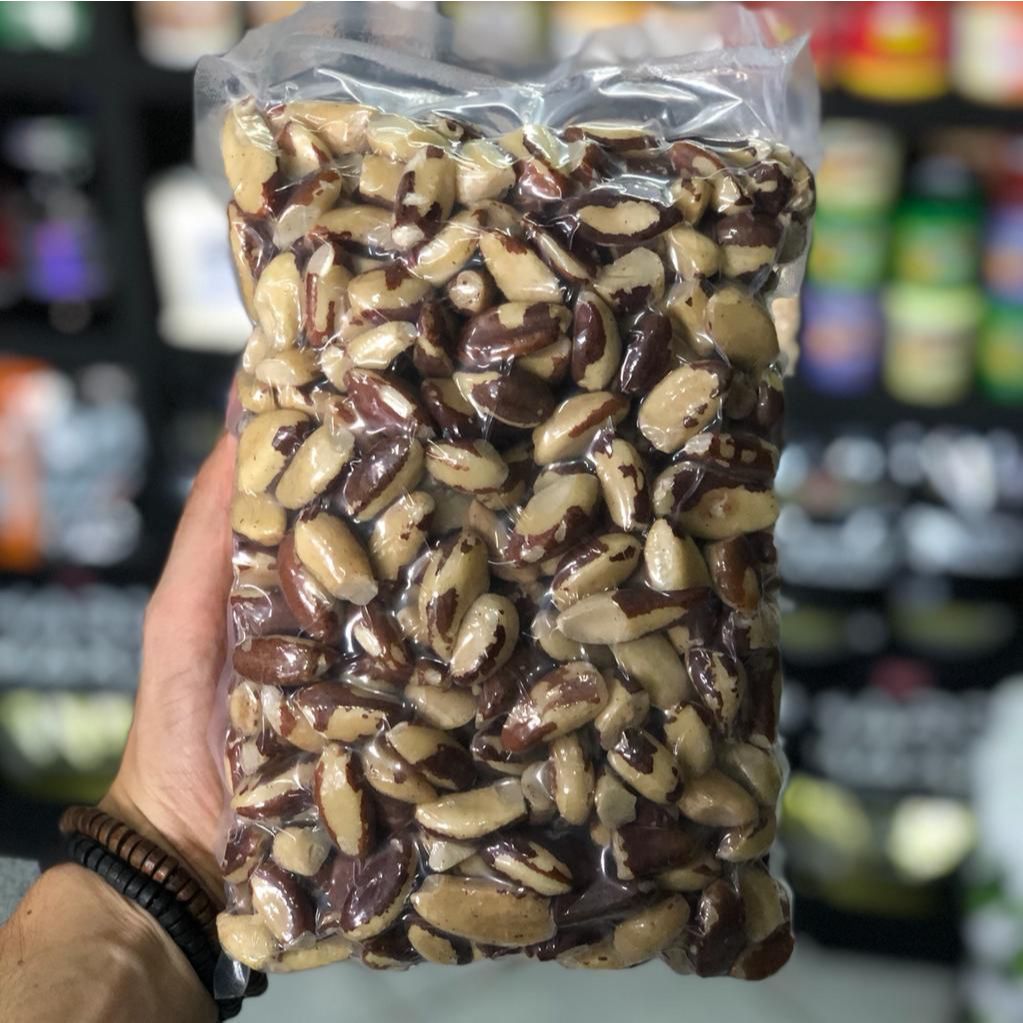 Castanha do Pará Quebrada Quase Inteira – Pacote embalado à vácuo – 1kg