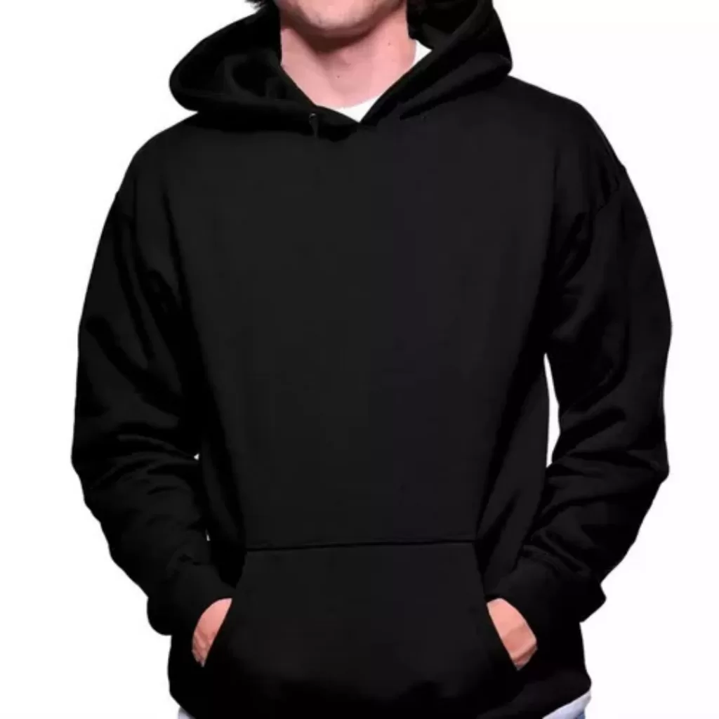 Moletom Masculino Algodão Canguru com Capuz Liso Esportivo Treinos e Uso Casual Conforto e Elegancia