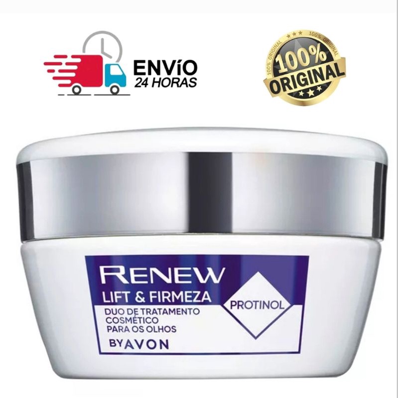 Lift E Firmeza Avon Duo de Tratamento Cosmético para o Contorno dos Olhos Renew – 20g
