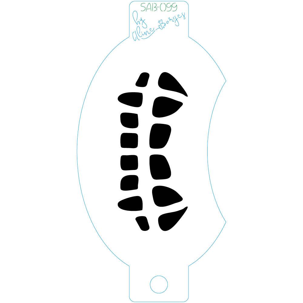 Stencil Dente Hulk
