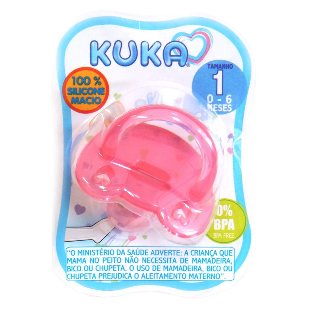 CHUPETA KUKA 100% SILICONE ORTODONTICA SOFT  N. 1