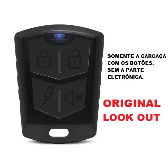 Capinha Carcaça Para Controles 4 Botão Alarmes L
